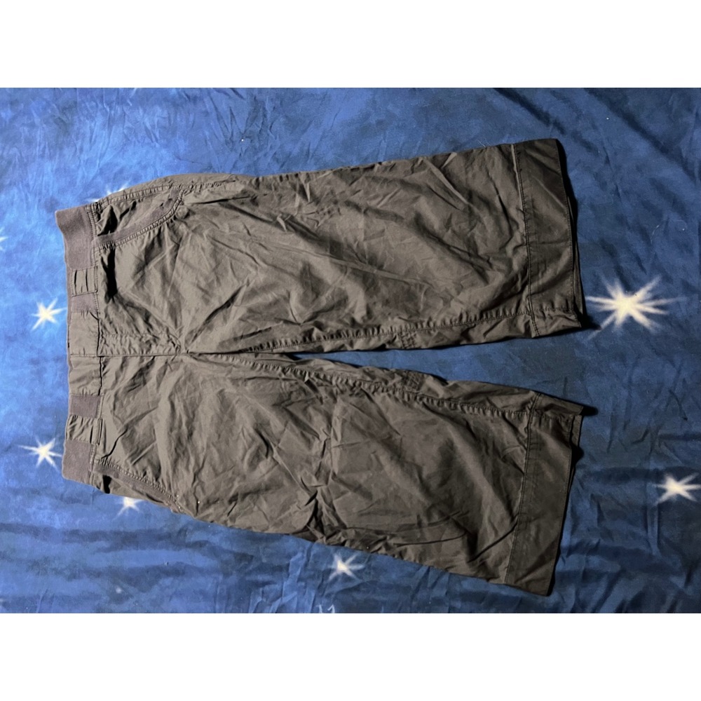 GapBody Charcoal Gray Cropped Lounge Pants Elastic Waist Capris Womens Size 6